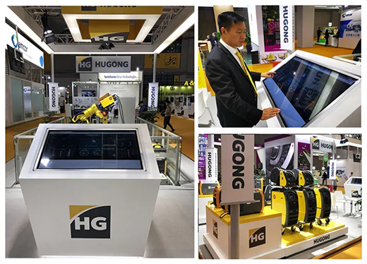 进博会首日新葡的京集团350vip8888意大利CEA展位展品智能焊接与切割云系统